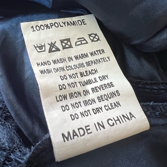 Missguided Blue Sequin Halter Mini Dress US 4 - Picture 10 of 12